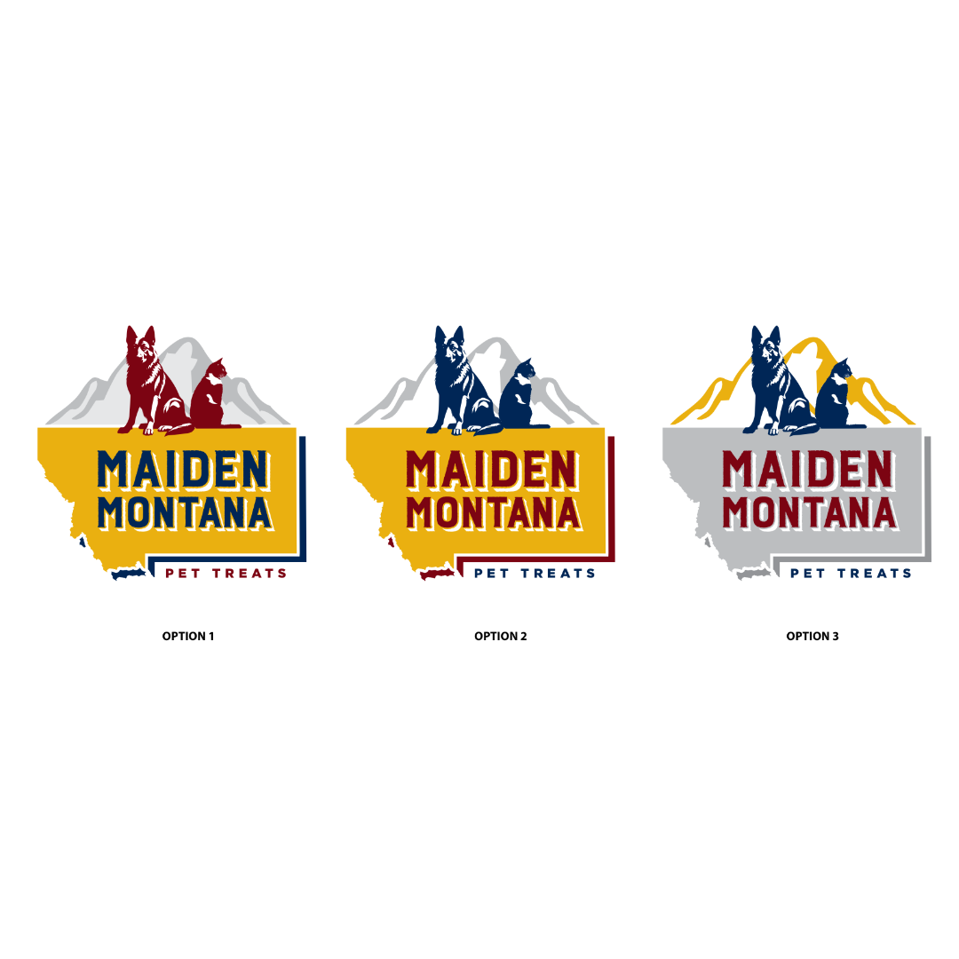 Help Shape Maiden Montana's Future: Cast Your Vote for Our New Logo! - Maiden Montana Pet Treats