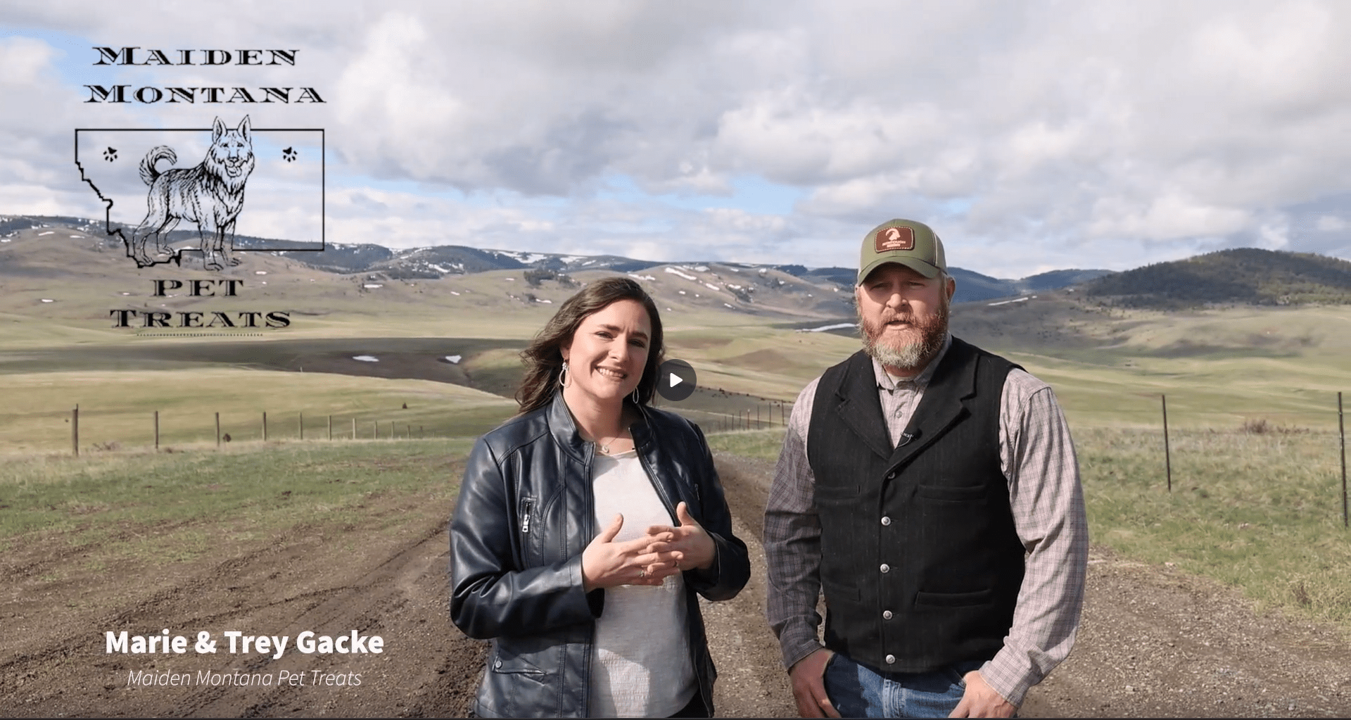 Load video: Get to Know Maiden Montana Pet Treats - Meet Marie &amp; Trey!