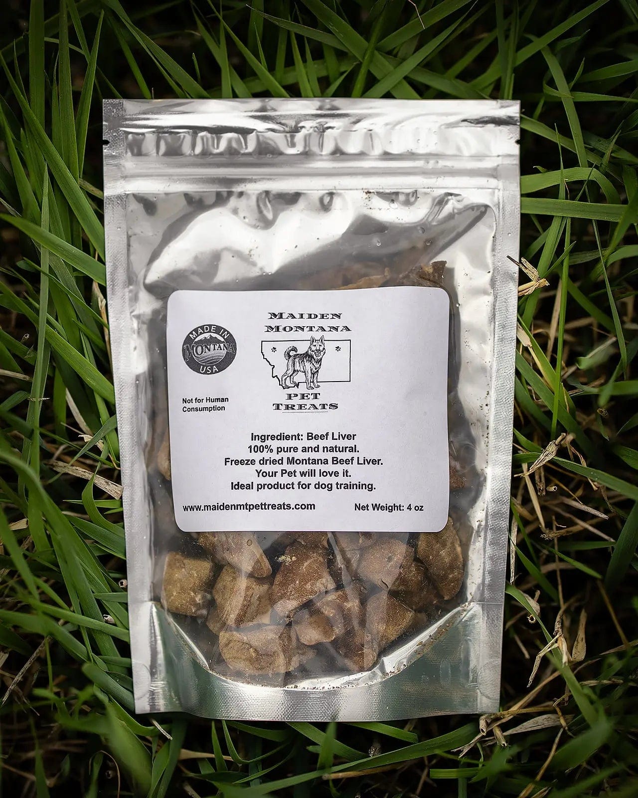 Freeze-Dried Beef Liver Treats - 4oz. Maiden Montana Pet Treats