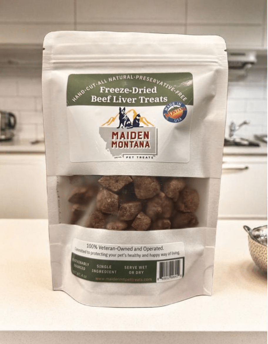 Freeze Dried Beef Liver Treats | 4oz. Maiden Montana Pet Treats