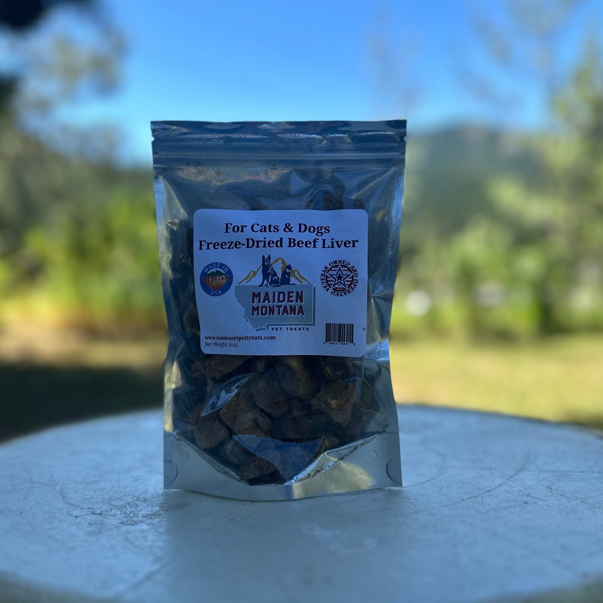 Freeze Dried Beef Liver Treats | 4oz. Maiden Montana Pet Treats