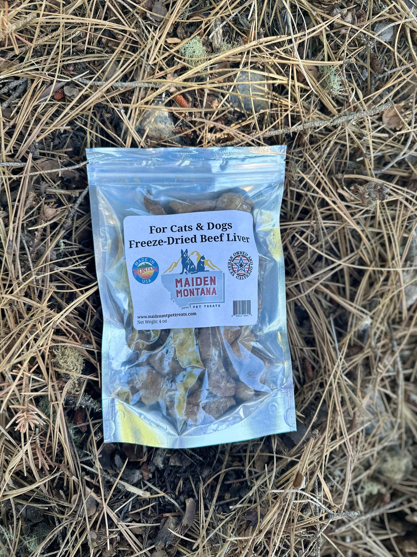 Freeze Dried Beef Liver Treats | 4oz. Maiden Montana Pet Treats